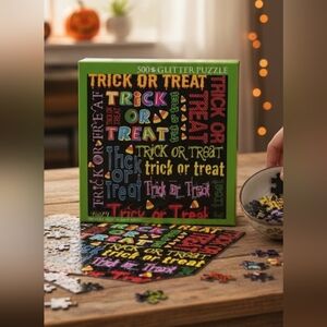 NEW! Janet White Barnes  and Noble Trick or Treat puzzle NWT